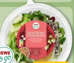REWE Center Rewe to go Salatbowl Ziegenkäse Angebot