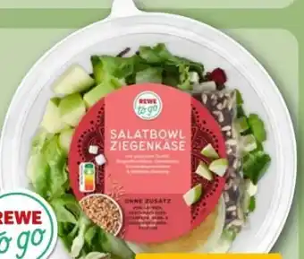 REWE Center Rewe to go Salatbowl Ziegenkäse Angebot