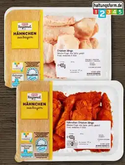 REWE Center Rewe Regional Hähnchen-Chicken-Wings Angebot