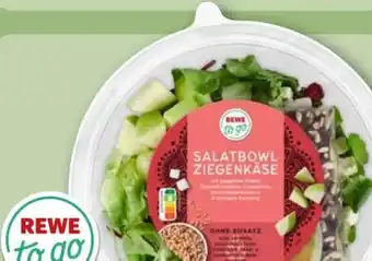 REWE Rewe to go Salatbowl Ziegenkäse Angebot