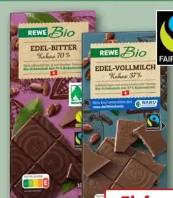 REWE Center Rewe Bio Bio-Schokolade Angebot