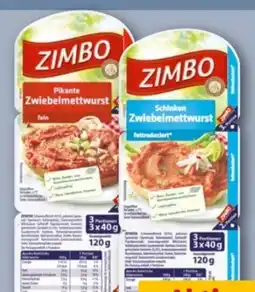 REWE Center Zimbo Zwiebelmettwurst Angebot