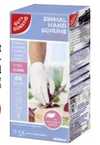 Edeka Gut & Günstig Einmalhandschuhe Nitril Angebot