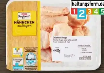 REWE Rewe Regional Chicken Wings Angebot