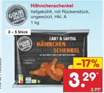 Netto Marken-Discount Gourmeat Hähnchenschenkel Angebot