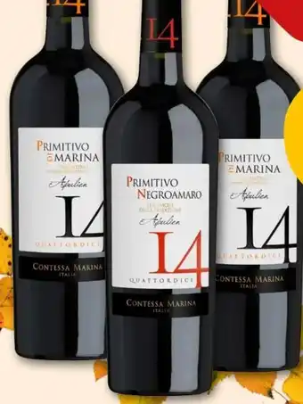 REWE Center Weingut Contessa Marina 14 Primitivo di Manduria Angebot
