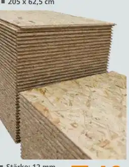 Globus Baumarkt OSB-3-Verlegeplatte Angebot