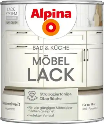 Globus Baumarkt Alpina Möbel-Lack Bad & Küche Angebot