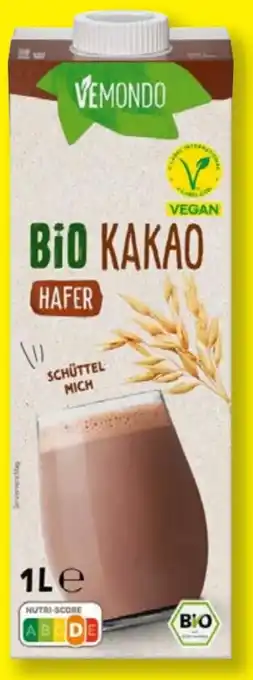 Lidl Vemondo Bio Kakao Haferdrink Angebot