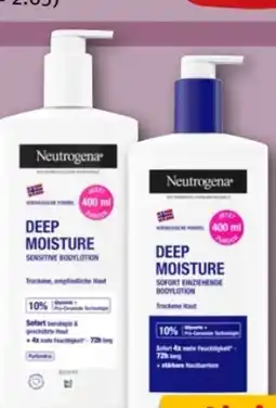 REWE Center Neutrogena Deep Moisture Bodylotion Angebot