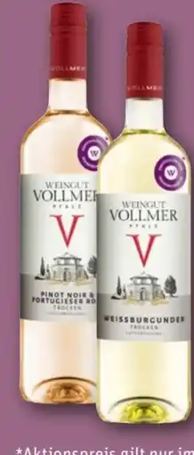 REWE Weingut Heinrich Vollmer Weißburgunder Angebot