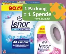 REWE Center Lenor Waschmittel Pulver Angebot