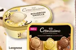 nahkauf Langnese Cremissimo Bourbon Vanille Angebot