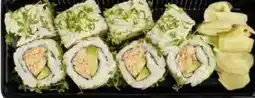 Scheck-in-Center California mit gekochtem Lachs Angebot
