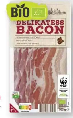 Scheck-in-Center Edeka Bio Delikatess Bacon Angebot