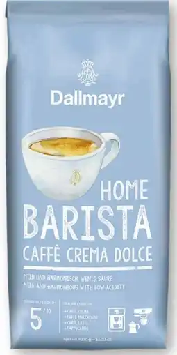 Scheck-in-Center Dallmayr Home Barista Caffè Crema Dolce Angebot
