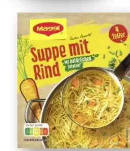 Scheck-in-Center Maggi Guten Appetit Suppen Angebot