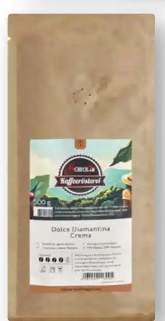 Scheck-in-Center Scheck-in Kaffeerösterei Dolce Diamantina Crema Angebot