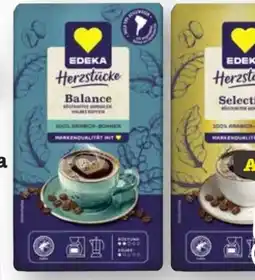 Scheck-in-Center Edeka Herzstücke Kaffee Balance Angebot