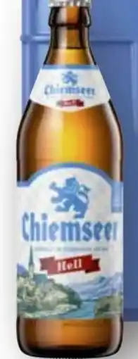 Scheck-in-Center Chiemgauer Brauhaus Chiemseer Hell Angebot