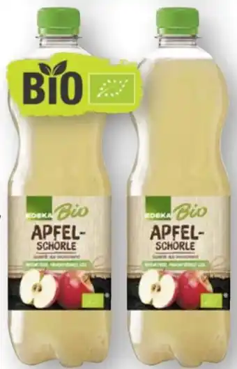 Scheck-in-Center Edeka Bio Apfelschorle Angebot