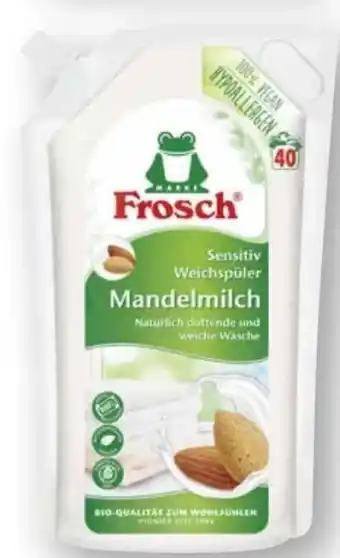 Scheck-in-Center Frosch Mandelmilch Sensitiv-Weichspüler Angebot