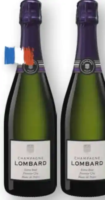 Scheck-in-Center Champagne Lombard Extra Brut Premier Cru Blanc de Noirs Angebot