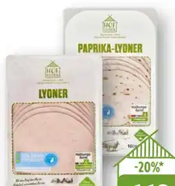 Edeka Hofglück Lyoner Angebot