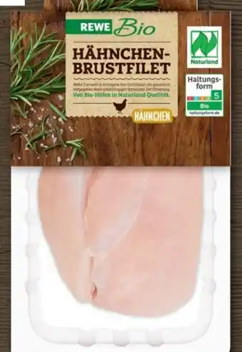REWE Center Rewe Bio Hähnchen Brustfilets Angebot