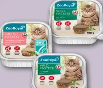 REWE Center ZooRoyal Katzennahrung Lachs-Pastete Angebot