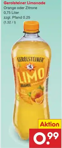 Netto Marken-Discount Gerolsteiner Limonaden Angebot