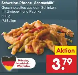Netto Marken-Discount Schweine-Pfanne Schaschlik Angebot