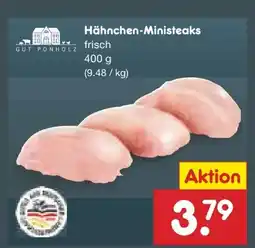 Netto Marken-Discount Gut Ponholz Hähnchen-Ministeaks Angebot
