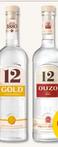 PENNY Ouzo 12 Gold Anis-Likör Angebot