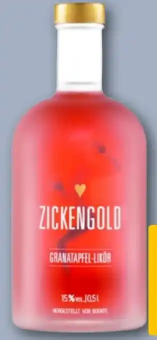 REWE Zickengold Granatapfel-Likör Angebot