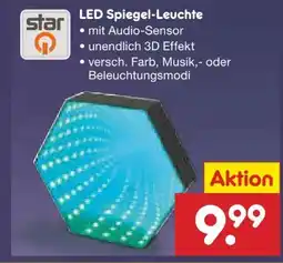 Netto Marken-Discount Star-Q LED Spiegelleuchte Angebot