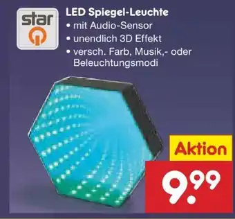 Netto Marken-Discount Star-Q LED Spiegelleuchte Angebot