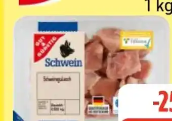 Edeka Frischemarkt Gut & Günstig Schweinegulasch Angebot