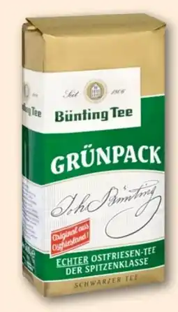 REWE Center Bünting Tee Grünpack Echter Ostfriesen-Tee Angebot