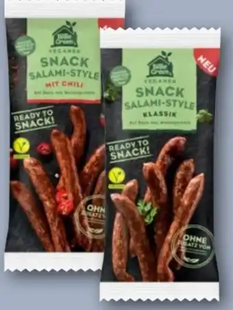 REWE Billie Green Veganer Snack Salami-Style Angebot