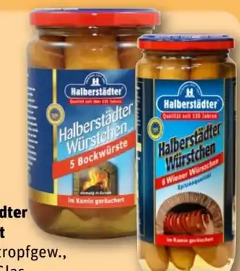 REWE Halberstädter Landwurst Bockwurst Angebot