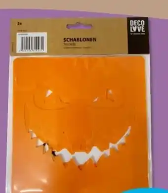 Budni Deco Love Schablonen Kürbisgesicht Angebot
