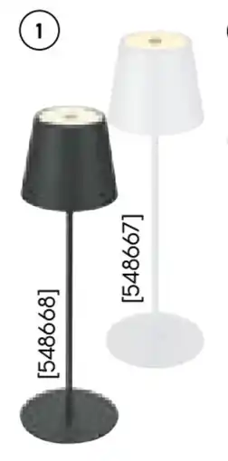 Hellweg Flector Garten LED-Akku-Tischleuchte Antigua Angebot