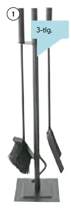Hellweg MyFireTool Kaminbesteck 3-tlg Angebot