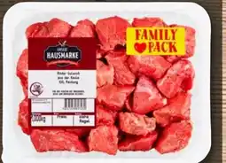 REWE Unsere Hausmarke Rinder-Gulasch Angebot