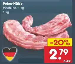 Netto Marken-Discount Puten-Hälse Angebot