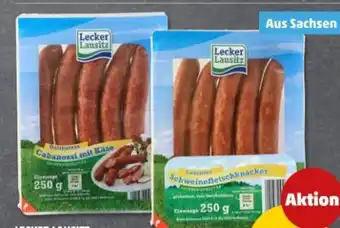PENNY Lecker Lausitz Cabanossi mit Käse Angebot