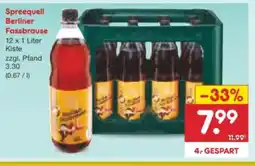 Netto Marken-Discount Spreequell Berliner Fassbrause Angebot