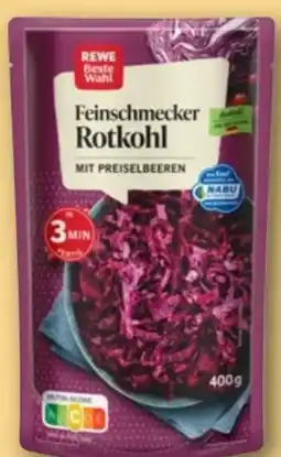 nahkauf Rewe Beste Wahl Feinschmecker Rotkohl mit Preiselbeeren Angebot