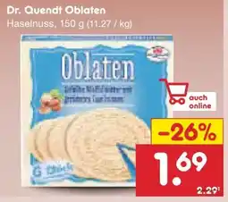 Netto Marken-Discount Dr. Quendt Oblaten Angebot